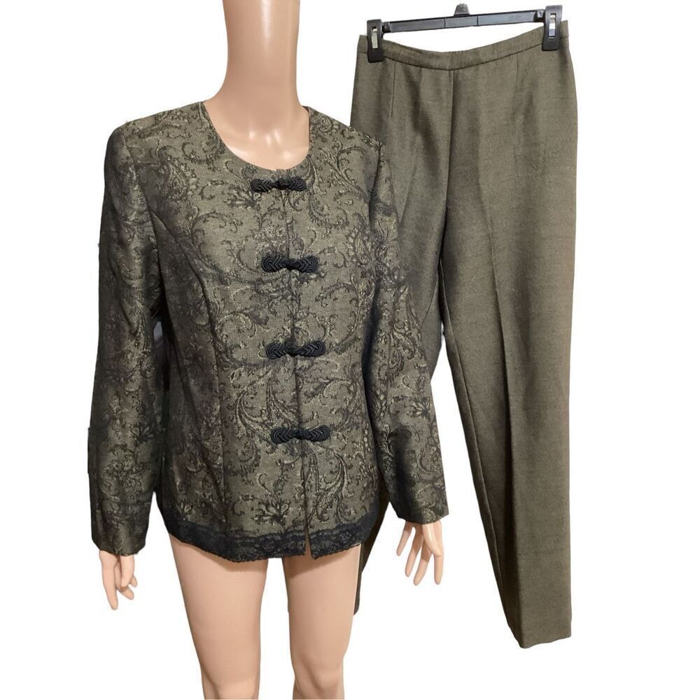 Vintage Two Piece Pant Suit S